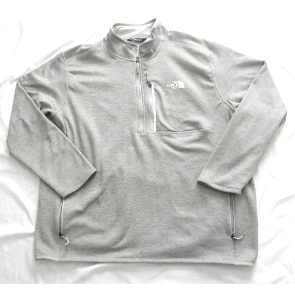 The North Face Canyonlands Half Zip Fleece Gray Men Sz XXL Gorpcore Hiking(M165)